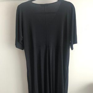 Alazora Black Dress Mid-length L